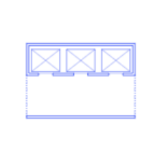 Layouts Elevators Lifts Banks Triple Trio Three Flat Line Svg Vector, Free Vectors File